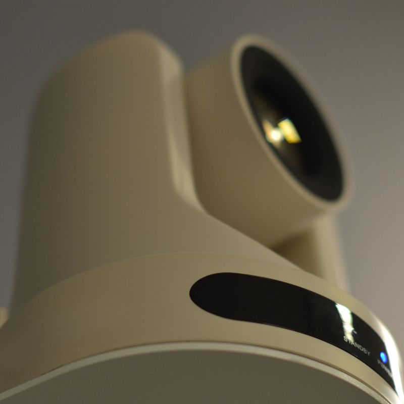 A pan, tilt, & zoom camera