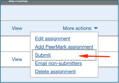 Turnitin Submit Assignment