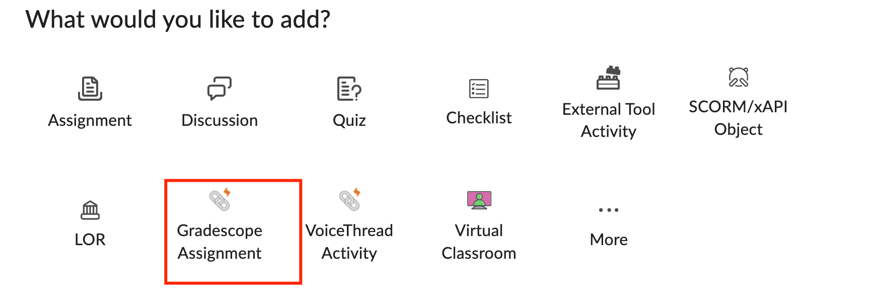 Screenshot of OWL Brightspace.