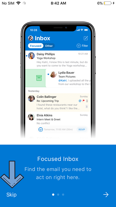 IOS Outlook Step 5