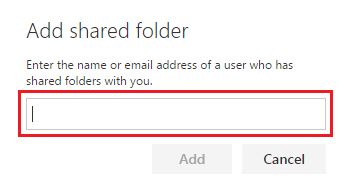 OWA Add Shared Folder