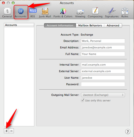 how do i set up apple mail on outlook 365
