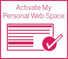 Activate My Personal Web Space